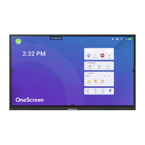OneScreen Tl7 65"/75"/86" Interactive Touchscreen Display for Business & Education- TheNode IT