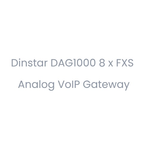 Dinstar DAG1000 8FXS Analog VoIP Gateway