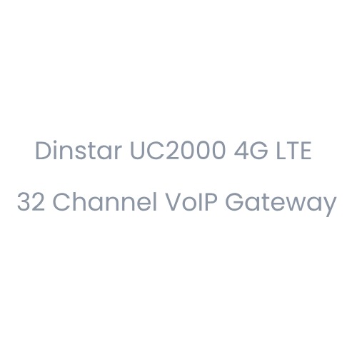 Dinstar UC2000 4G LTE 32 Channel VoIP Gateway