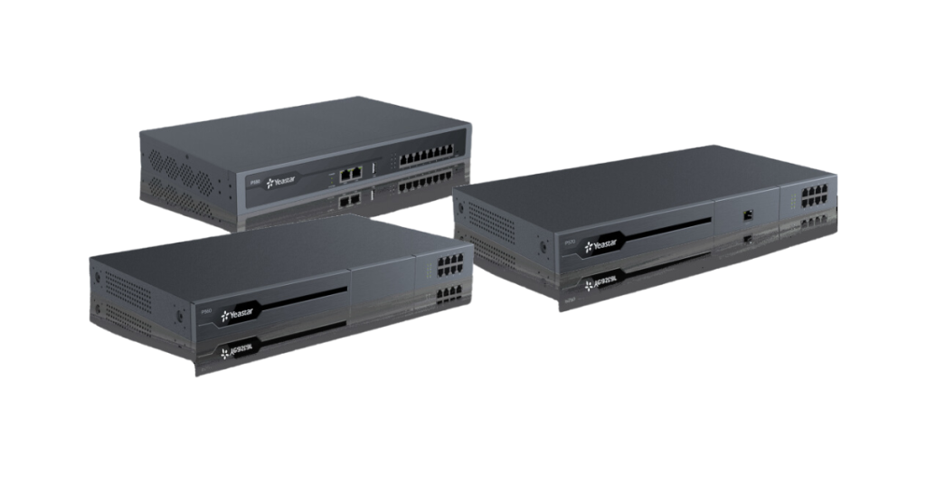 P-Series VoIP PBX Systems from Yeastar: P550, P560, and P570